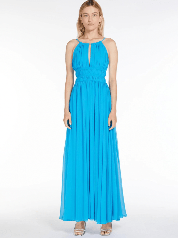 Marella Dresses Marella AGAMI Blue Maxi Dress 2332210332 007 izzi-of-baslow