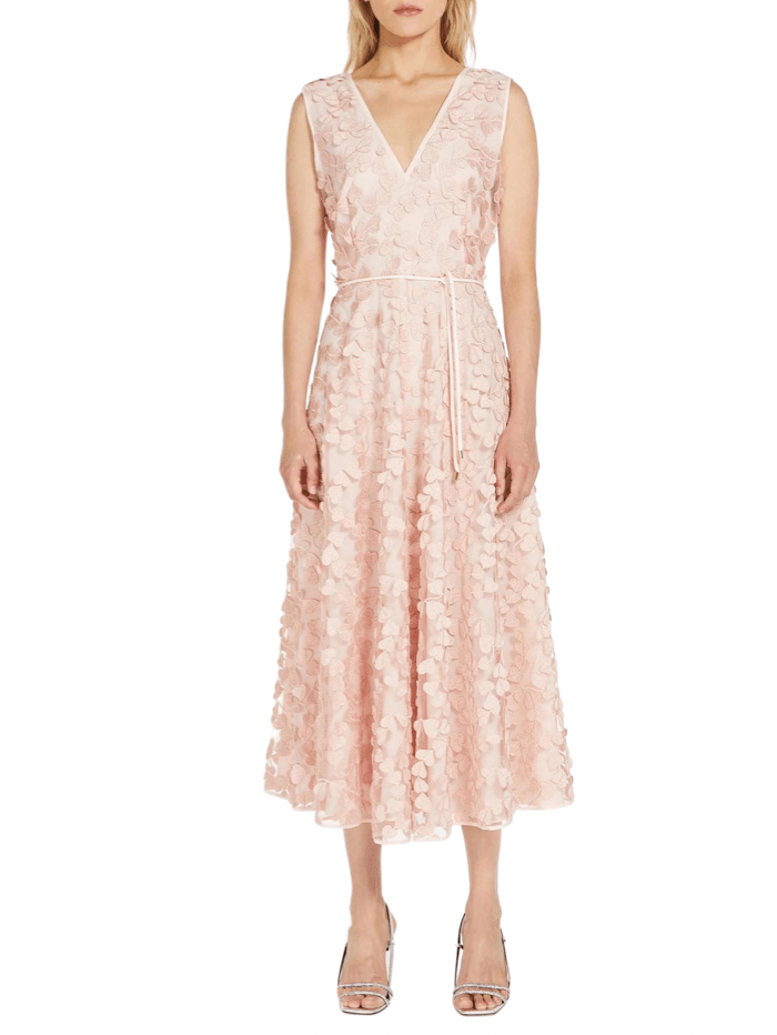 Marella Dresses Marella BALZA Pink Lacey Dress 2332214532200 001 izzi-of-baslow