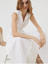 Marella Dresses Marella MANNA White Poplin Maxi Dress 32211322 001 izzi-of-baslow