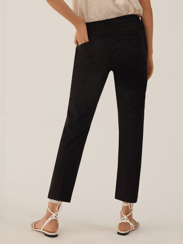 Marella Tops Marella ALFONSA Slim Fit Trousers Black 31311012 004 izzi-of-baslow