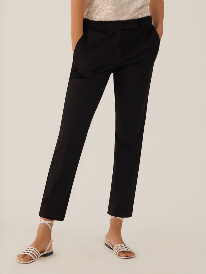 Marella Tops Marella ALFONSA Slim Fit Trousers Black 31311012 004 izzi-of-baslow