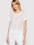 Marella Tops Marella BRUNNER Crochet White T-Shirt 39410812 izzi-of-baslow