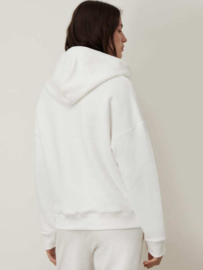 Marella Tops Marella USCIO Cream Hoodie 39260119 001 izzi-of-baslow