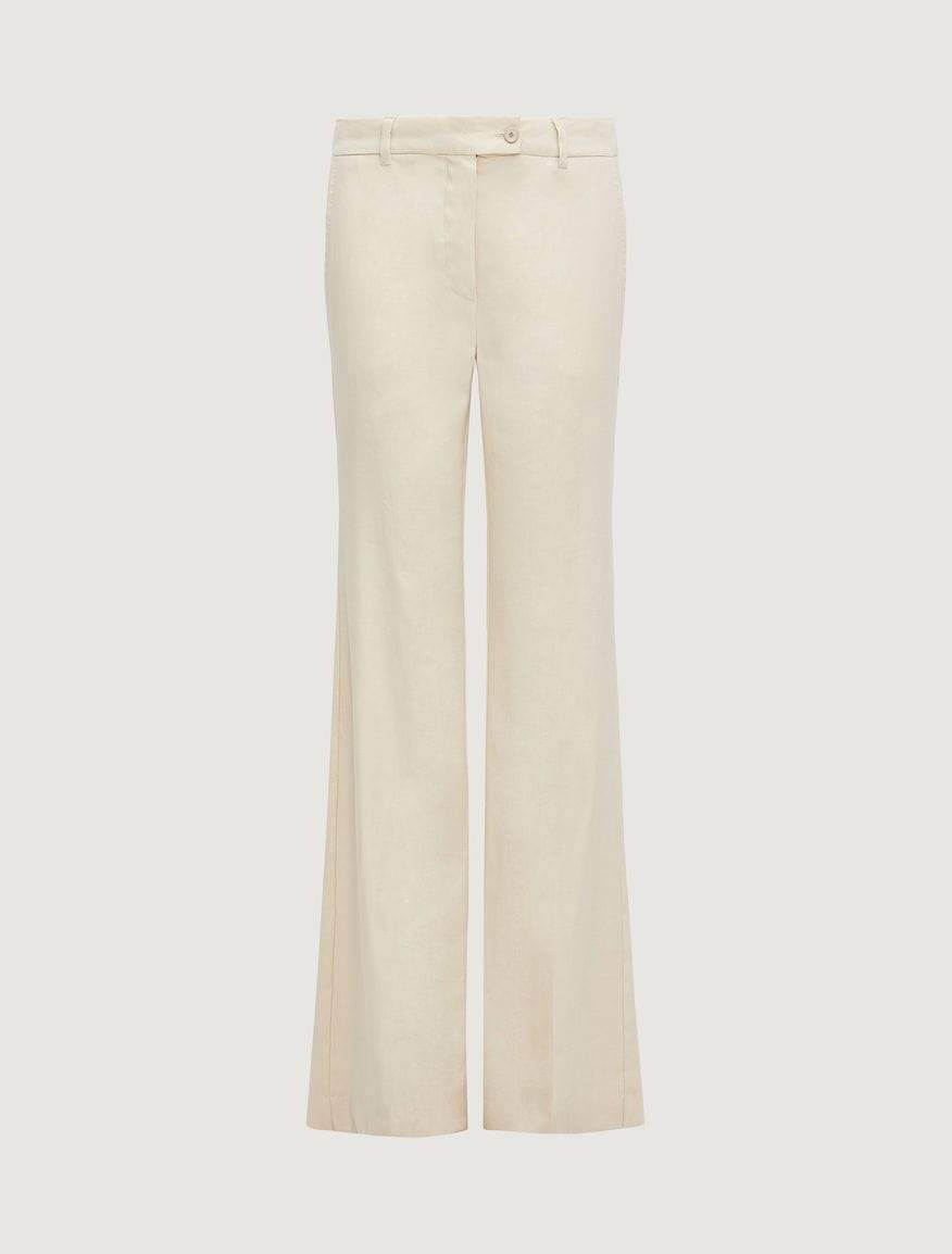 Marella Trousers Marella Linen Mix Gift Trousers 31311402200 izzi-of-baslow