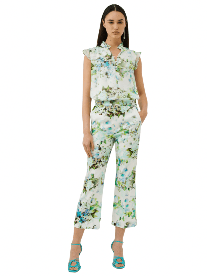 Marella Trousers Marella VARCO Floral Trousers 23313114322 002 izzi-of-baslow