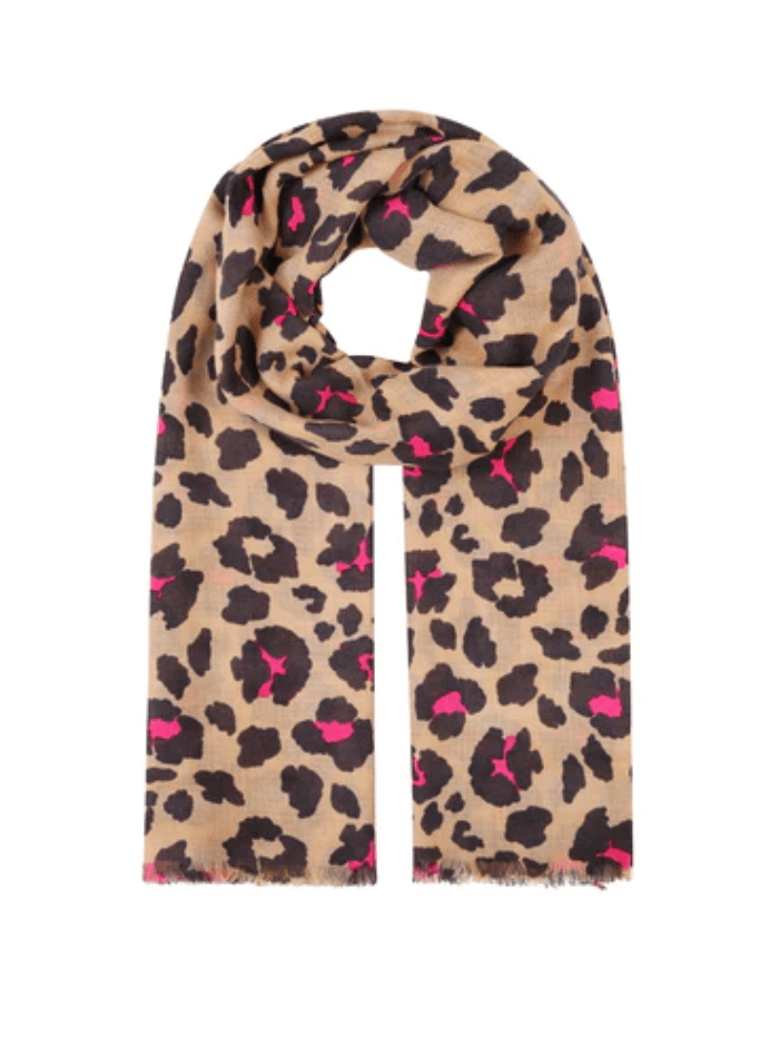 Mercy Delta Accessories One Size Mercy Delta Cashmere Signature Safari Coffee Scarf izzi-of-baslow