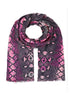 Mercy Delta Accessories One Size Mercy Delta Habutai Mamba Tropicana Pink Printed Scarf izzi-of-baslow