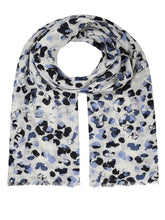 Mercy Delta Accessories One Size Mercy Delta Silk Signature Pebble Sky Blue Printed Scarf izzi-of-baslow