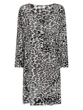 Mercy Delta Dresses Mercy Delta Lambton Leopard Ombre Monochrome Dress izzi-of-baslow