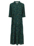 Mercy Delta Dresses Mercy Delta Wollaton Green Painterley Animal Electric Dress izzi-of-baslow