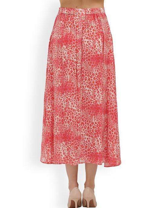 Mercy Delta Skirts Mercy Delta Moulton Ombre Pinks Cheetah Skirt izzi-of-baslow