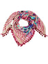 Oui Accessories One Size Oui Pink Printed Scarf 76396 0331 izzi-of-baslow