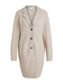 Oui Coats and Jackets Oui Boiled Wool Coat Oatmeal Beige 70901 7459 izzi-of-baslow