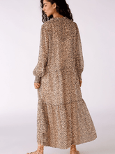 Oui Dresses Oui Animal Print Tier Maxi Dress 76106 728 izzi-of-baslow
