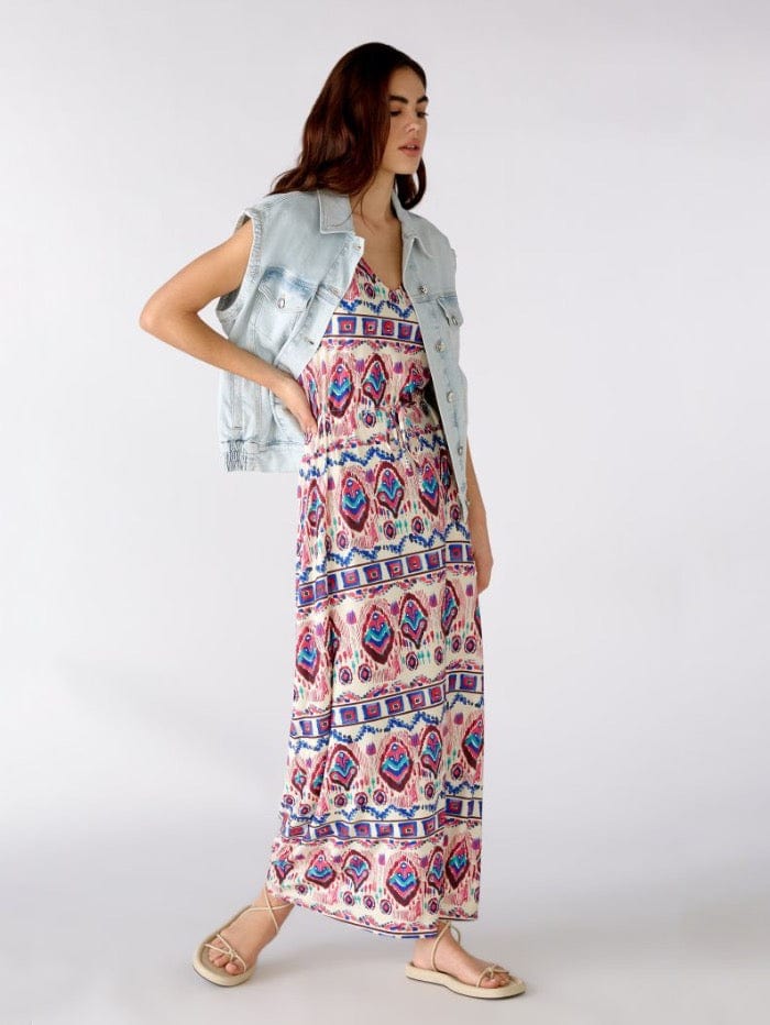 Oui Dresses Oui Printed Maxi Dress 76003 0323 izzi-of-baslow