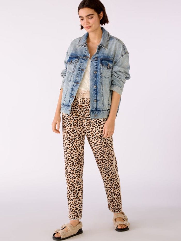 Oui Loungewear Oui Animal Print Stone Joggers 73449 728 izzi-of-baslow