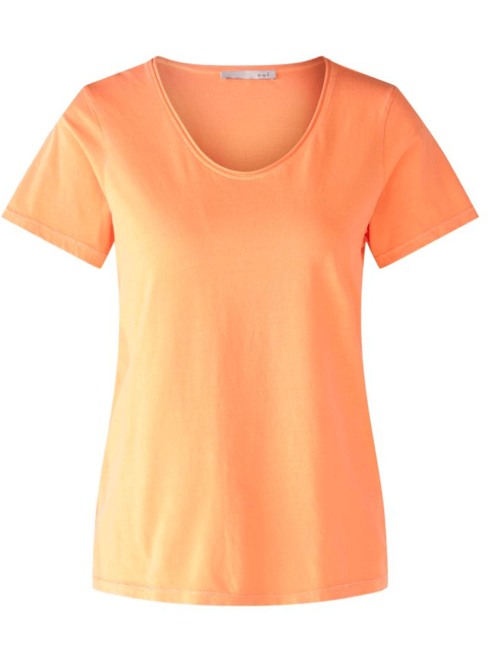 Oui Tops Oui Orange T Shirt 78741 2800 izzi-of-baslow