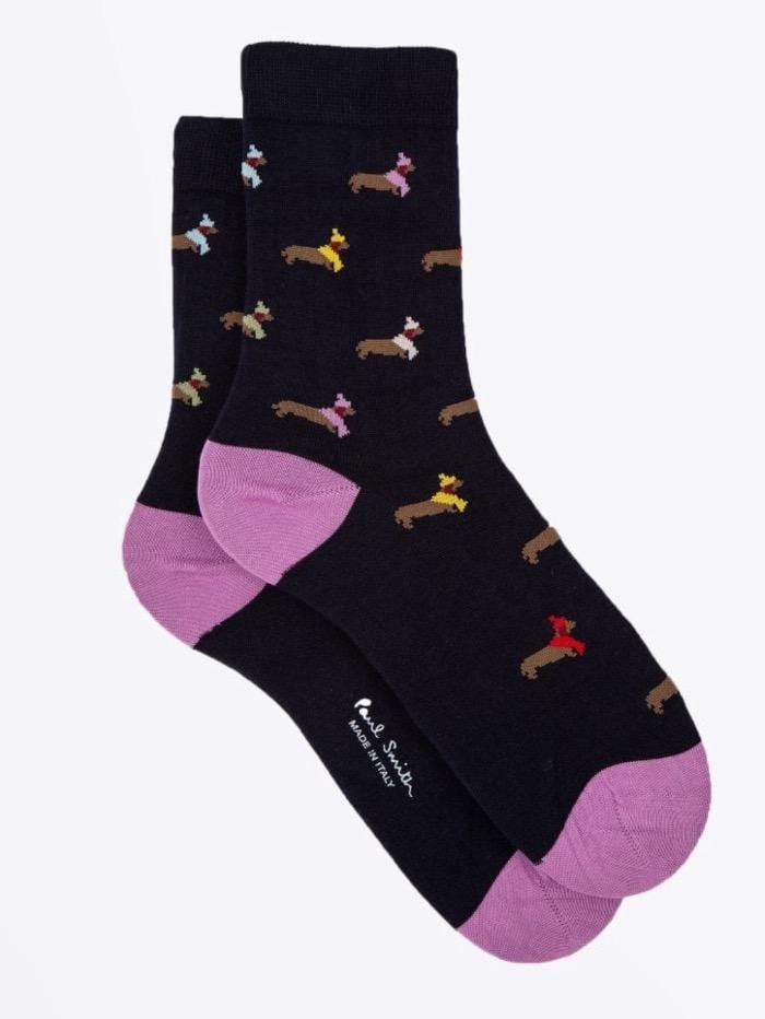 Paul Smith Accessories one / Navy Paul Smith Tara Teckle Navy Socks W1A-086D-GF647 47 izzi-of-baslow