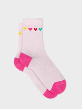 Paul Smith Accessories one / Pink Heart Paul Smith Sock pink heart W1A-086D-FF477-20 izzi-of-baslow