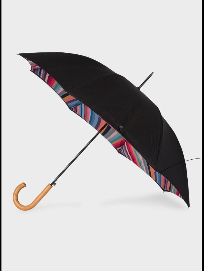 Paul Smith Accessories one size / Black Paul Smith Umbrella Black W1A-UMBW-ASWIRL-90 izzi-of-baslow