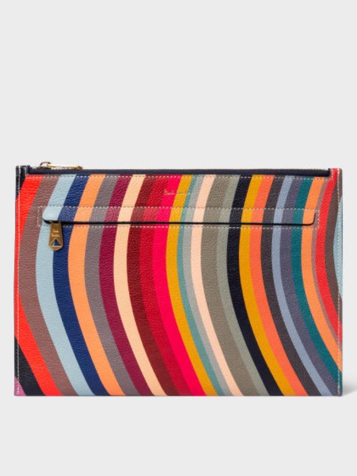 Paul Smith Accessories one / Swirl Paul Smith Pouch Bag Multi swirl W1A-6673-DSWIRL-90 izzi-of-baslow