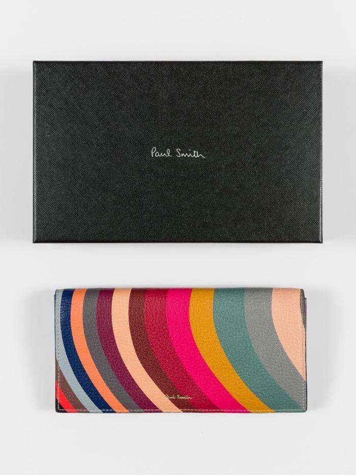 Paul Smith Accessories one / swirl Paul Smith Swirl Leather Purse W1A-5307-A50014-90 izzi-of-baslow