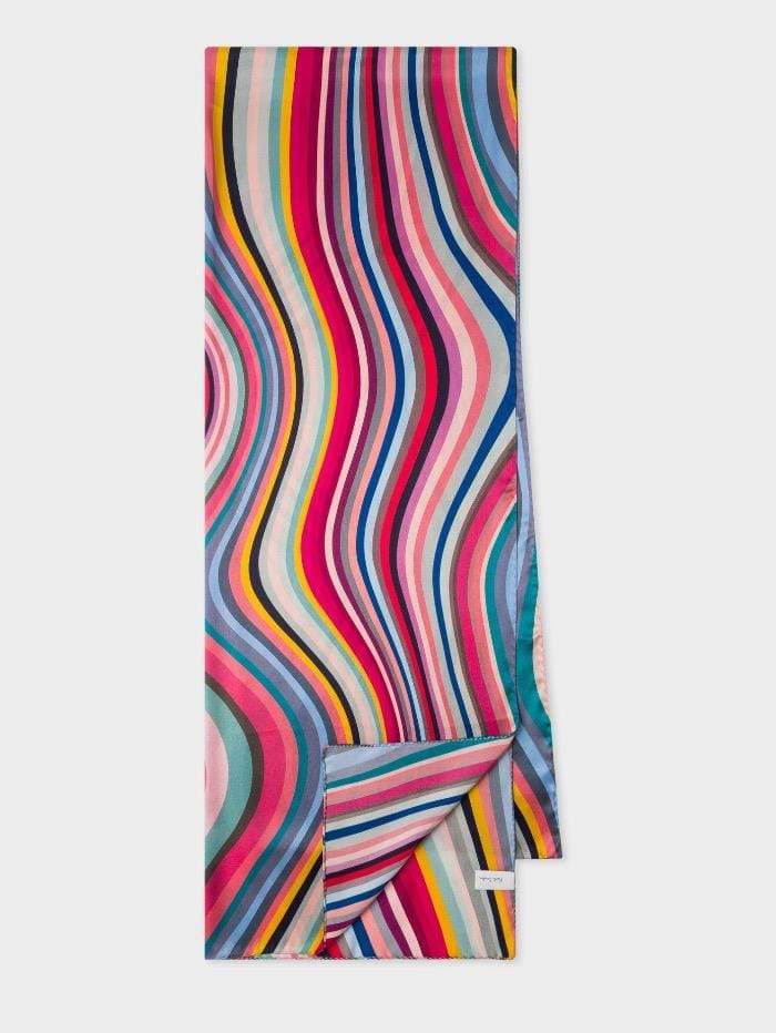 Paul Smith Accessories OS Paul Smith Multi Swirl Scarf W1A-897D-AS02.90.0 izzi-of-baslow