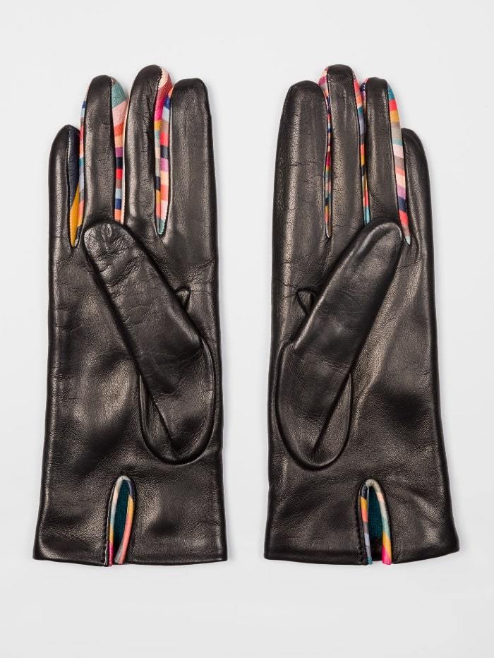 Paul-Smith-Concertina-Swirl-Leather-Gloves W1A-461E-AG931-79 izzi-of-baslow