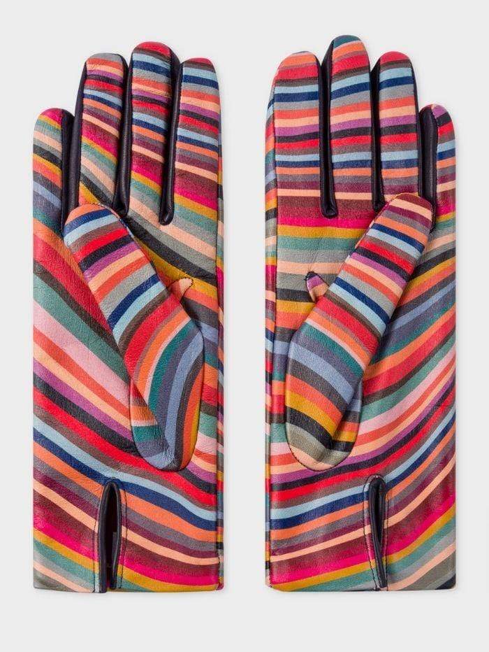 Paul-Smith-Swirl-Print-Leather-Gloves W1A-530E-AG939N izzi-of-baslow