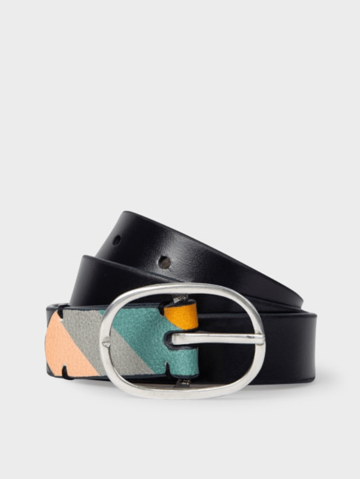 Paul Smith Accessories Paul Smith Swirl Reversible Leather Belt W1A-5964-BSWREV.90 izzi-of-baslow