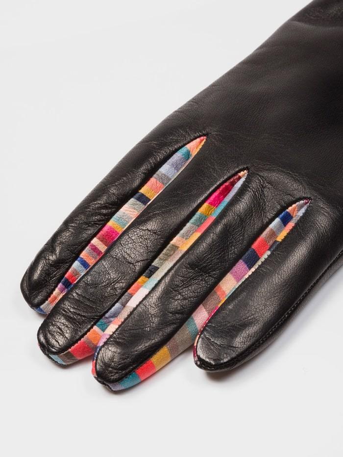 Paul-Smith-Concertina-Swirl-Leather-Gloves W1A-461E-AG931-79 izzi-of-baslow