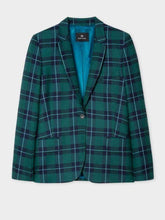 Paul Smith Coats & Jackets Paul Smith Green Tartan Jacket W2R-207J-E30641 izzi-of-baslow