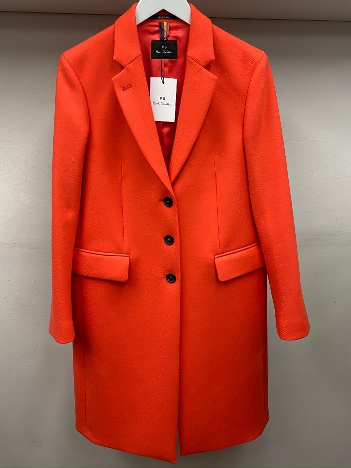 Paul Smith Coats &amp; Jackets Paul Smith Orange Coat W2R-125CE-E20089 16 izzi-of-baslow