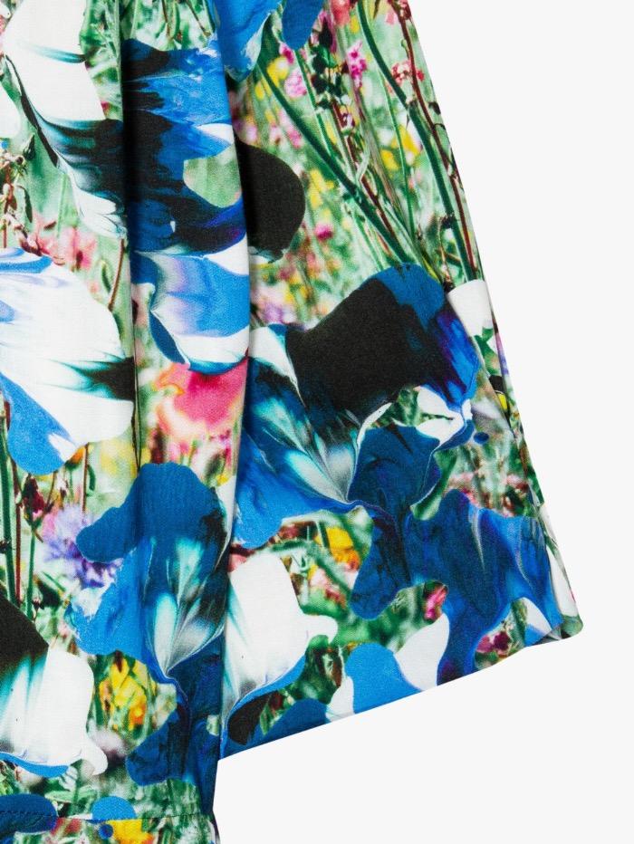 Paul Smith Dresses Paul Smith V Neck Dress Blue Floral W2R-450D-F30751-47 izzi-of-baslow