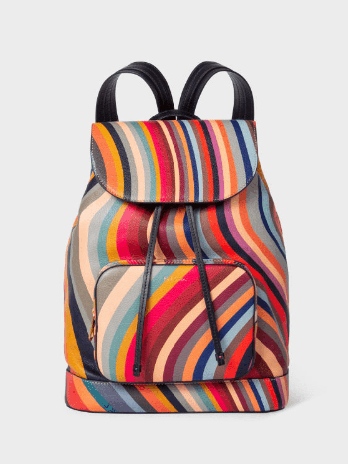 Paul Smith Handbags one / swirl Paul Smith Swirl Leather Backpack W1A-6595-ESWIRL-90 izzi-of-baslow