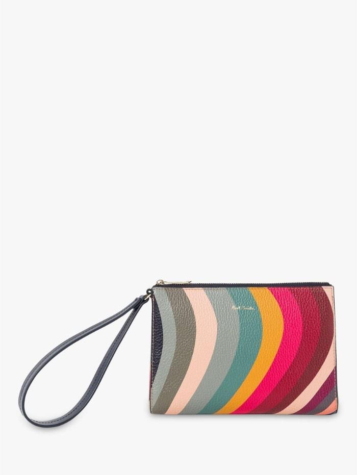 Paul Smith Handbags one / swirl Paul Smith Swirl Leather Wristlet W1A-6083-CSWIRL izzi-of-baslow