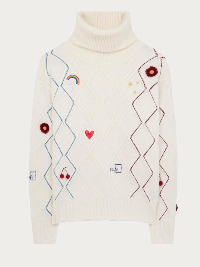 Paul Smith Knitwear Paul Smith Cream Embroidered &