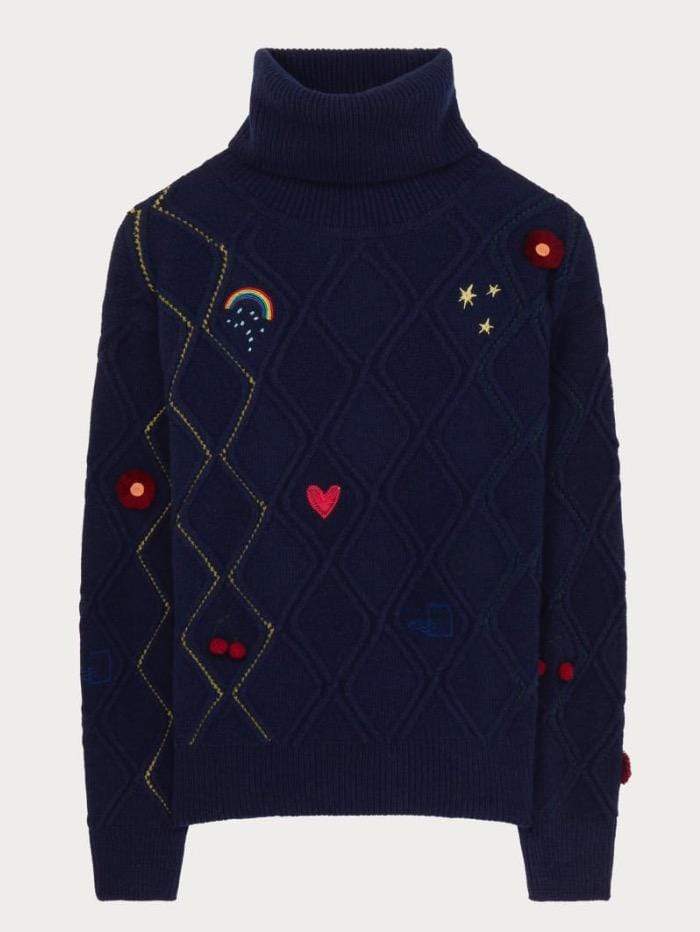 Paul Smith Knitwear Paul Smith Navy Embroidered &