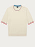 Paul Smith Knitwear Paul Smith Off White SS Knitted Top W2R-086N-H30898-02 izzi-of-baslow