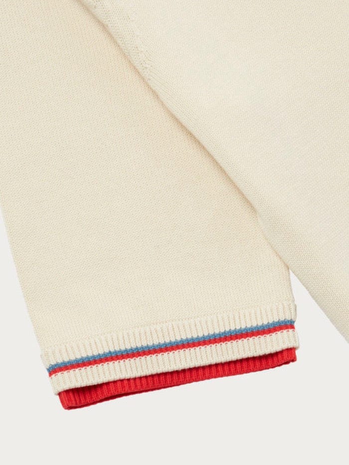 Paul Smith Knitwear Paul Smith Off White SS Knitted Top W2R-086N-H30898-02 izzi-of-baslow