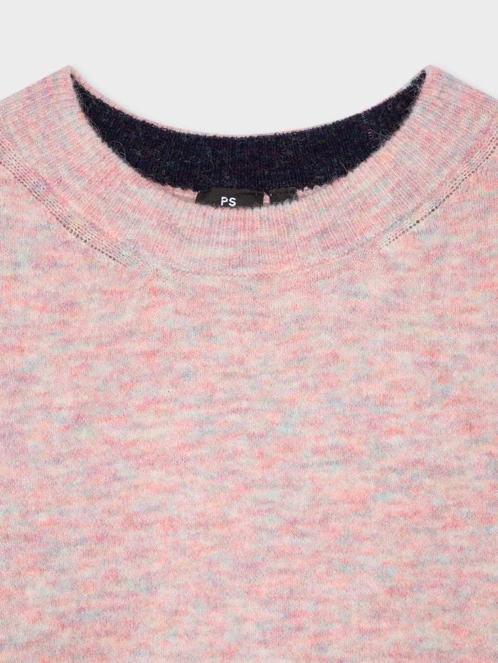 Paul Smith Knitwear Paul Smith Pink-Marl Wool Blend Sweater W2R-824K-E30685-21 izzi-of-baslow