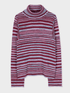 Paul Smith Knitwear Paul Smith Wine Striped Roll Neck Jumper W2R-186N-J30982 26 izzi-of-baslow