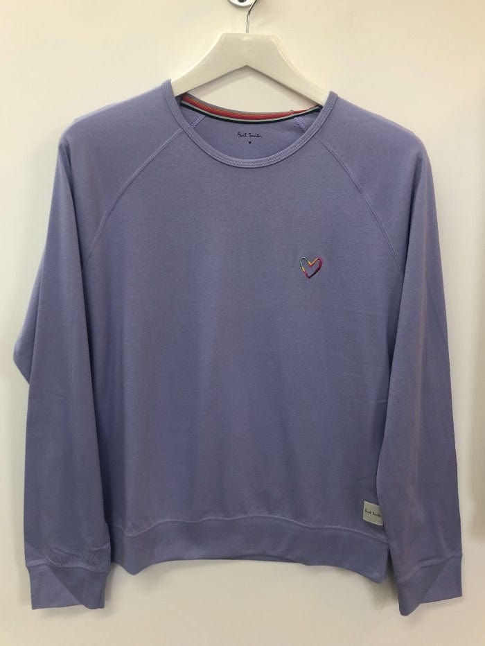 Paul Smith Loungewear Paul Smith Dark Violet Swirl Heart Sweatshirt  W1A-795F-AU926-59 izzi-of-baslow