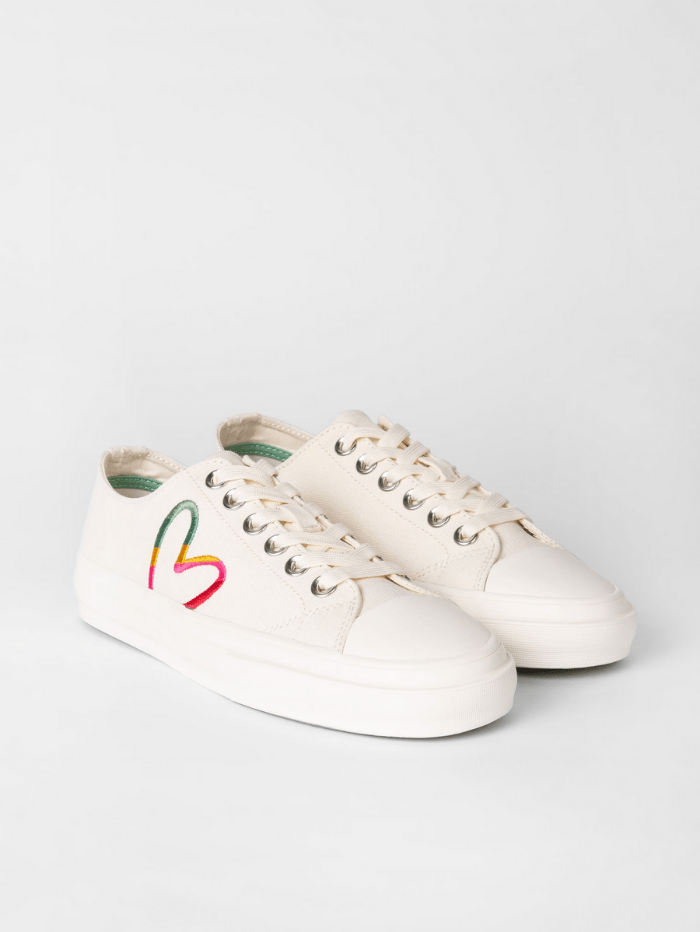 Paul Smith Shoes Paul Smith Off White Canvas &