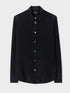 Paul Smith Tops Paul Smith Black Multi Coloured Button Long Sleeved Shirt W2R-019B-J30847 79 izzi-of-baslow