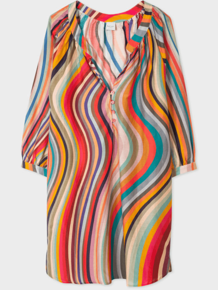 Paul Smith Tops Paul Smith Bright Swirl Long Shirt W1A-322F-KU265 90 izzi-of-baslow