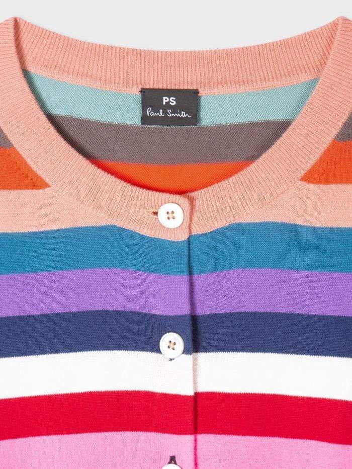 Paul Smith Tops Paul Smith Cardigan Multi Coloured Striped W2R-915K-F30762-92 izzi-of-baslow