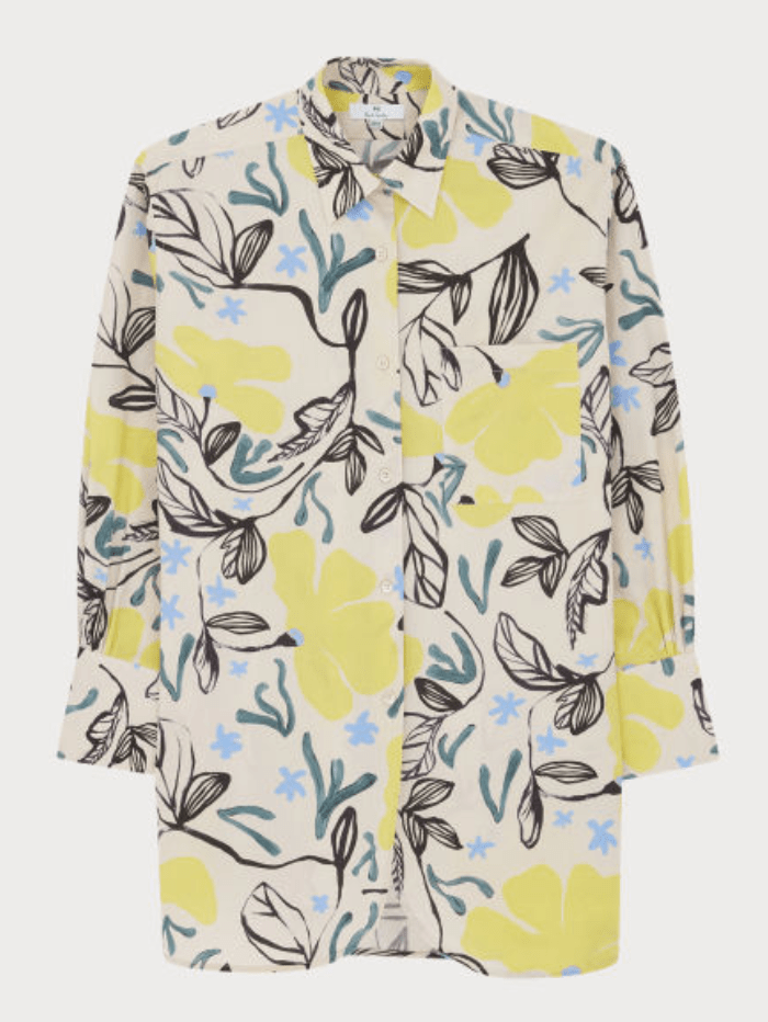 Paul Smith Tops Paul Smith Floral Printed Blouse W2R-257B-K31022 02 izzi-of-baslow