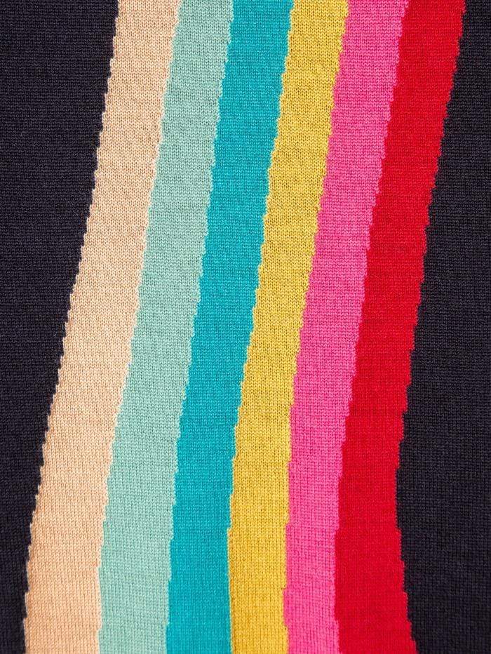 Paul Smith Tops Paul Smith Jumper Navy with Rainbow W2R-838K-F30704-49 izzi-of-baslow