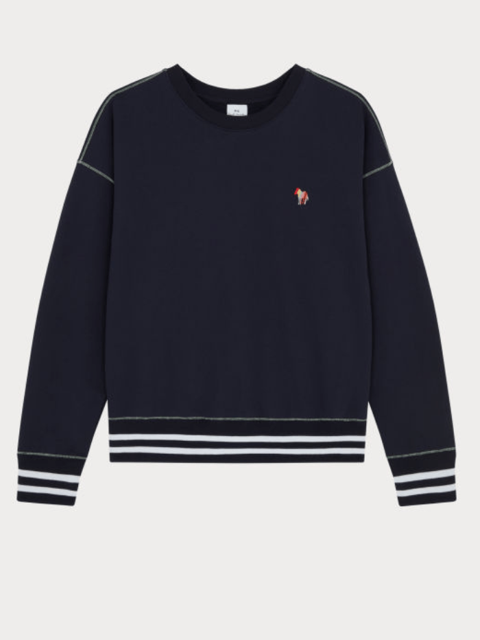 Paul Smith Tops Paul Smith Navy Zebra Sweatshirt W2R-312V-KP3725 49 izzi-of-baslow